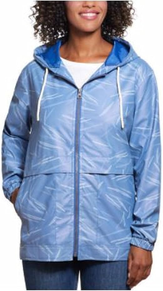 Weatherproof Vintage Women's Rain Slicker Jacket (Riverside Blue, Small)